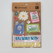 Girl Scouts Daisy Embellishment Flip Pack Stickers 89 Pieces