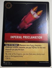 Disney Lorcana TCG - Imperial Proclamation - Cold Foil - 131/204 Ursula's Return