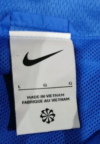 Nike Boise State Broncos Women's Large Blue Windbreaker Jacket Vented Full Zip - Picture 5 of 9