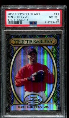 2000 Topps Gold Label The Treasury #T1 Ken Griffey Jr. PSA 8 ⚾ HOF