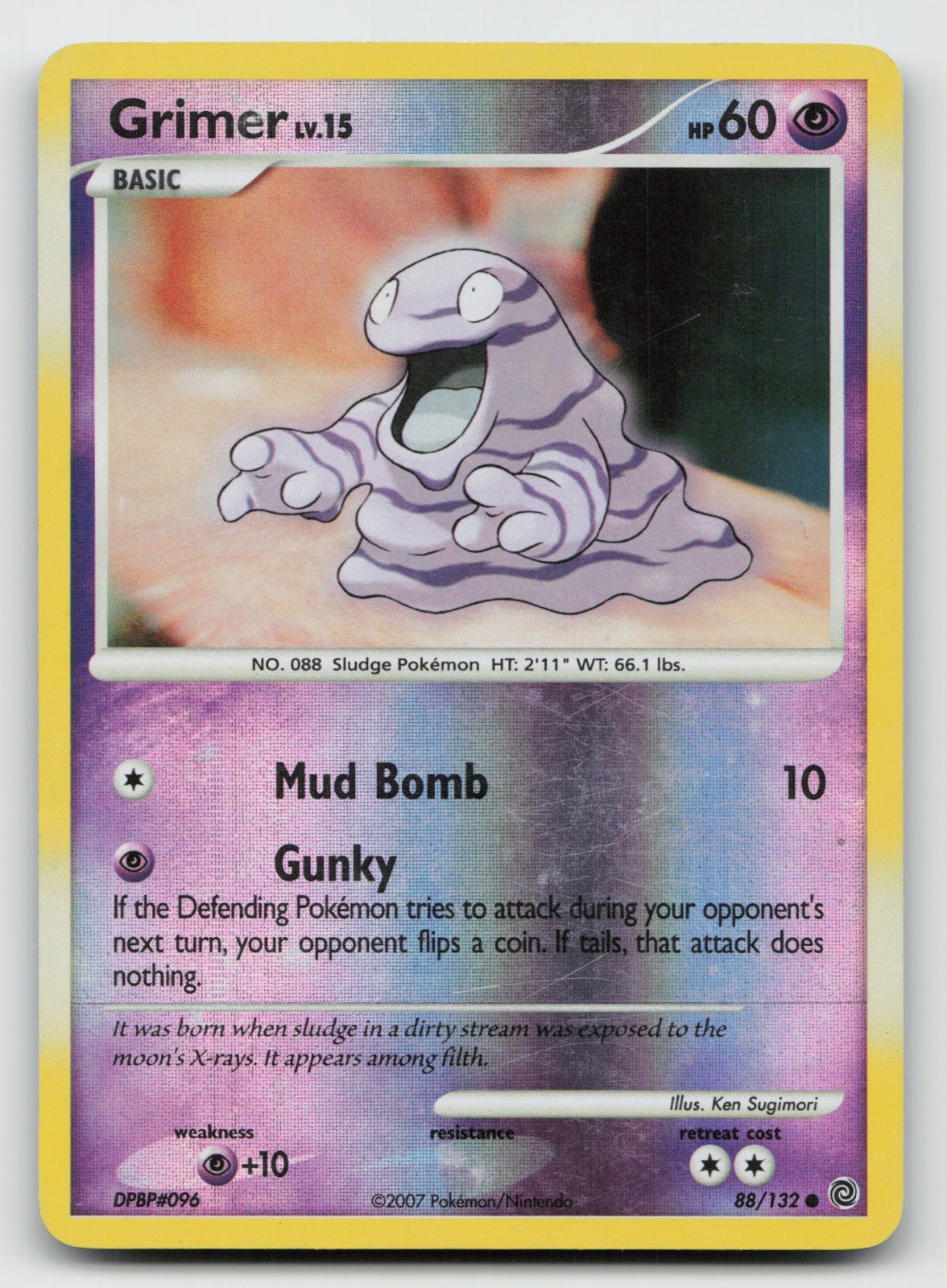 Grimer Reverse Holo Common Secret Wonders 88/132 LP