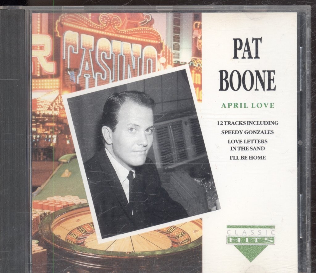 Pat Boone April Love CD Europe Charly 1992 'Classic Hits' issue CD CDCD1046