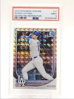 SHOHEI OHTANI 2025 BOWMAN CHROME GEOMETRIC REFRACTOR F /499 PSA 9 Q5536
