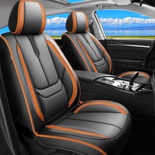 Mazda CX-30 2020-2026 Seat Covers 2 Front Leather Waterproof Airbag Black Brown