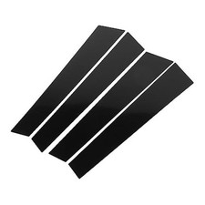 4 Pcs Windshield B Pillar Trim for Porsche Panamera 09-16 Black