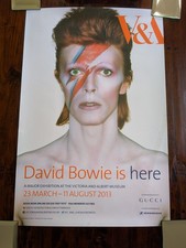 David Bowie Is Here V & A London Exhibition 2013 Poster 76cm x 51cm