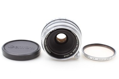Almost MINT++] Canon 28mm F2.8 Silver Lens L39 LTM Leica Screw
