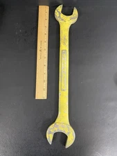 Vintage 17.5” Craftsman Double Open Ended Wrench  1-1/2" X 1-5/8" Forged In USA