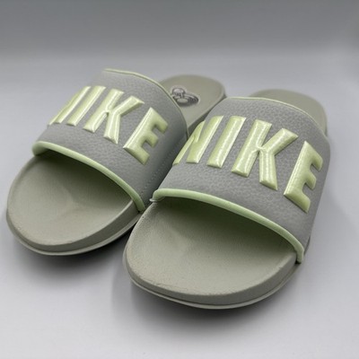 Nike Offcourt Slide - Light Silver / Barely Volt - BQ4632-013 - Women's **NEW**