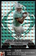 Tyreek Hill 2023 Panini Mosaic Epic Performers Mosaic #EP-TH Miami Dolphins