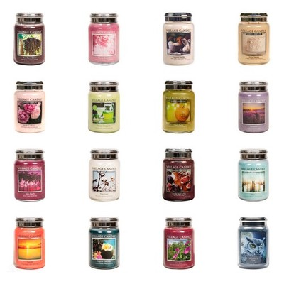 Village Candle Duftkerze Großes Glas 602 g - Auswahl