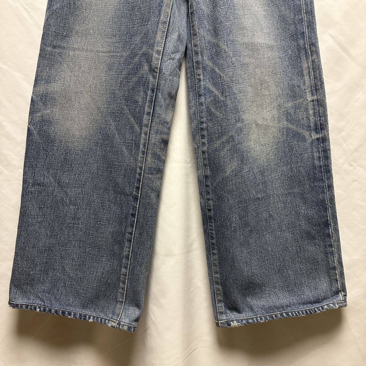 VIP【送料関税込】CELINE indigo blue cotton denim CELINE Indigo Blue Wide Denim Pants 26 | eBay