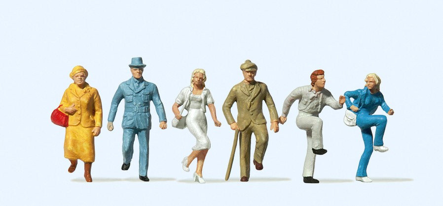 Preiser 14132 Stair-Climbing Figure Pack HO NEW