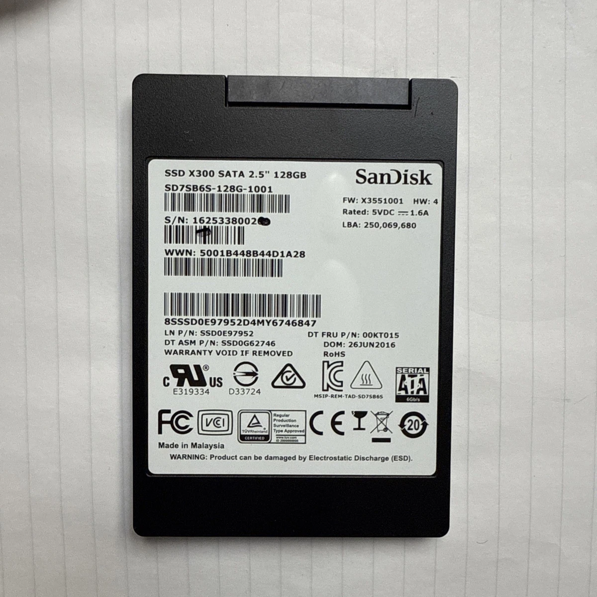 SanDisk 128 GB Solid State Drives for sale | eBay