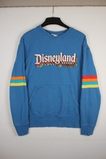 Disney Parks Retro Rainbow Hoodie Sweatshirt M Blue - Disneyland Resort