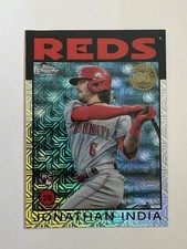 2021 Topps Update 1986 35th Anniversary Chrome #86C-27 JONATHAN INDIA Reds RC