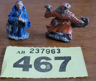 Ral Partha D&D Oldhammer Preslotta Zauberer und Mönch, Metall
