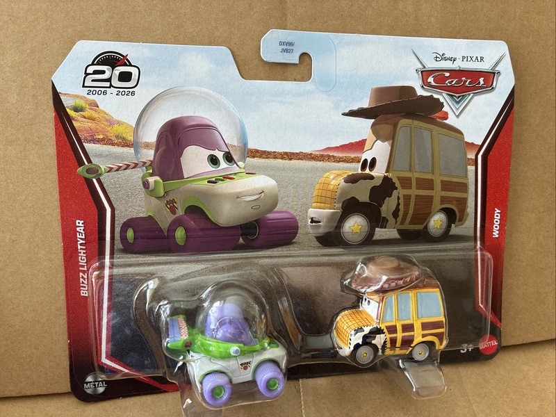 DISNEY CARS DIECAST -Buzz Lightyear & Woody 20th Anniversary - Combined Postage