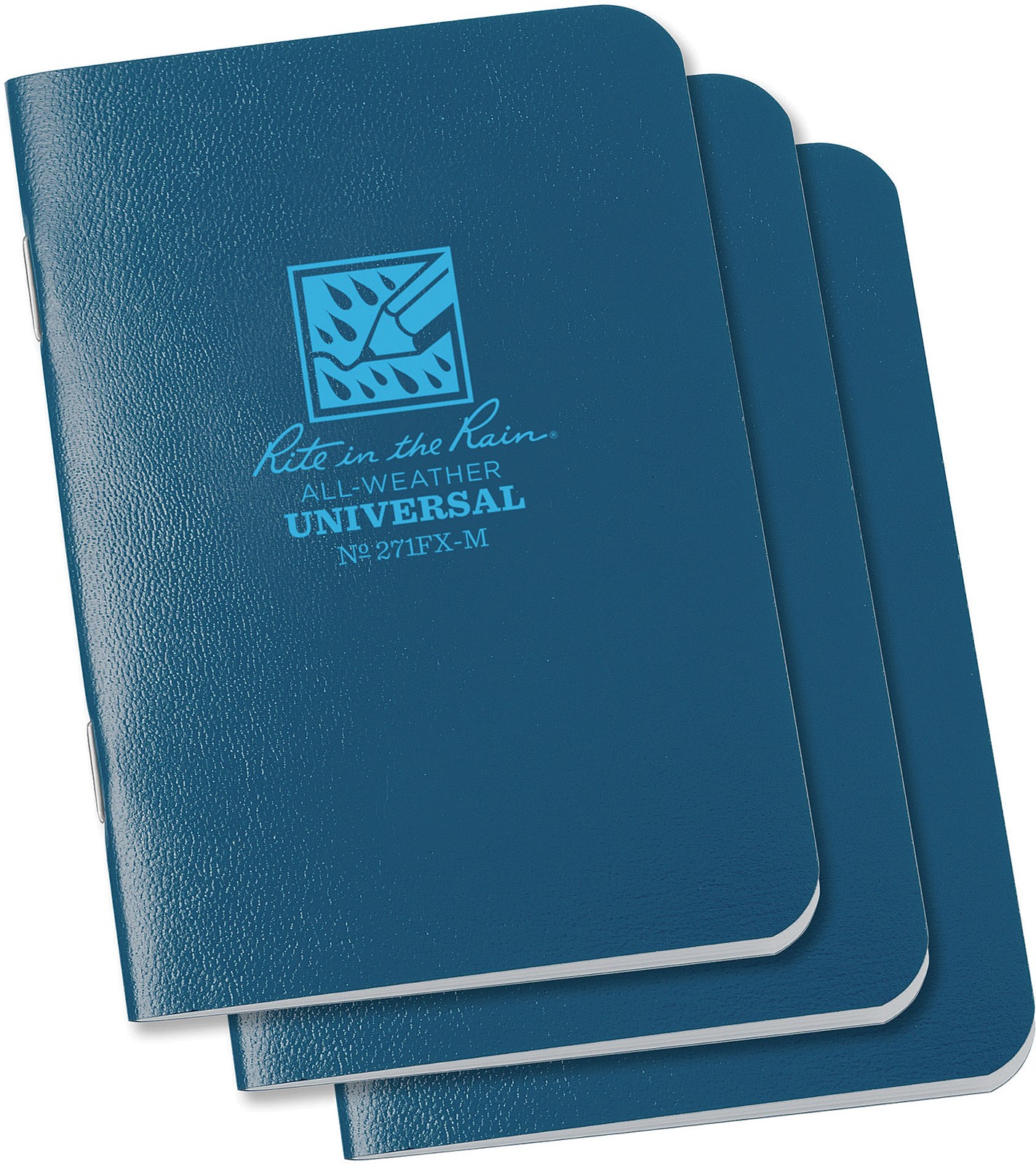 Rite In The Rain 3 упаковки водонепроницаемых синих записных книжек карманного размера - 5090₽