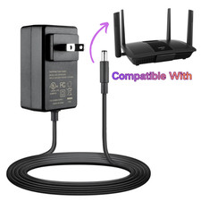 12V 3A AC DC Adapter for Linksys EA8500 Max-Stream-AC2600 MU-MIMO Gigabit Router