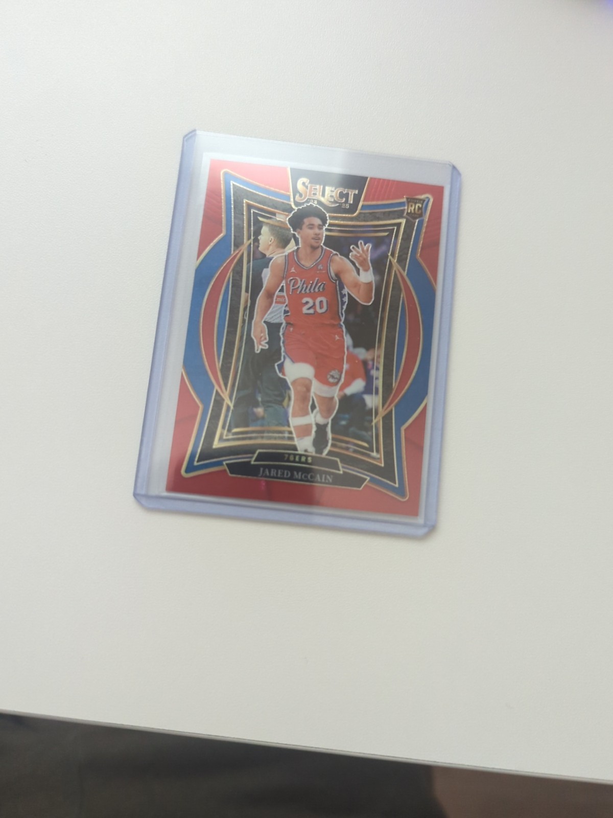 2024-25 Panini Select - Concourse Jared McCain #82 Red Prizm /199 (RC)