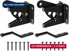 Self-Locking Heavy-Duty Gate Latch: Automatic Gravity Lever Type for Wooden Fenc