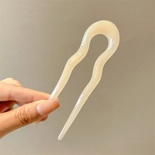 Women U Shaped Hairpin French Style Hair Pin Hair Stick Hair Fork Stick Pins NEW