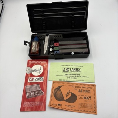 Lansky Knife Shapener - Standard 3 Stone Knife Sharpening System