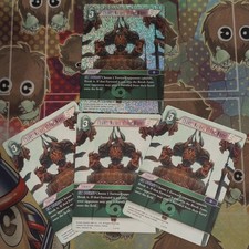 4x Chaos, Walker of the Wheel 3-071H 1 x Foil & 3 Std Mint Playset Final Fantasy