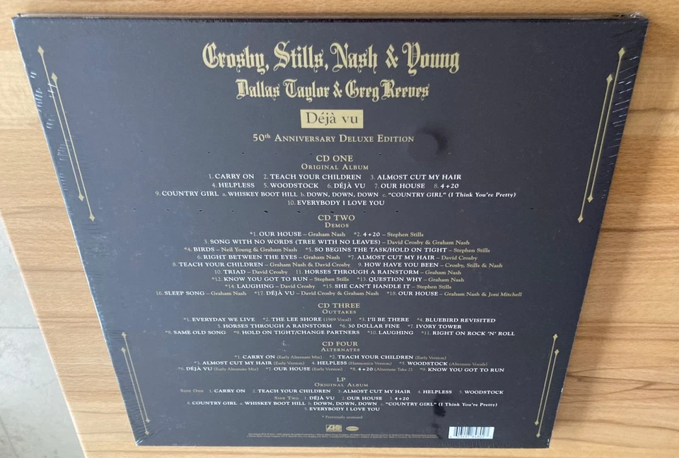 Crosby, Stills, Nash & Young - Déjà Vu 50th anniversary edition 1 LP 4 CD Rhino - Bild 3 von 4