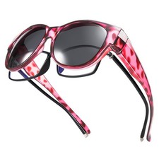 Br  Guras Oversized Polarized Fit over Sunglasses Over Glasses for Men and