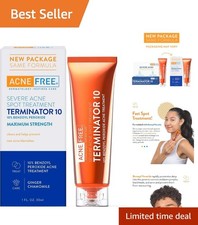 Severe Acne Spot Treatment with 10 Benzoyl Peroxide  Chamomile, 1 Ounce Cream