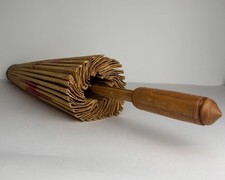 Antique Chinese Parasol Umbrella Bamboo Paper Umbrella Vintage