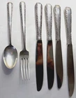 6 Pieces Towle Sterling Silver Candlelight Pattern Spoon Fork & Knives