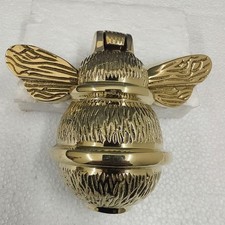 Solid Brass Bumble Bee Door Knocker | Golden Finished Vintage Country Style