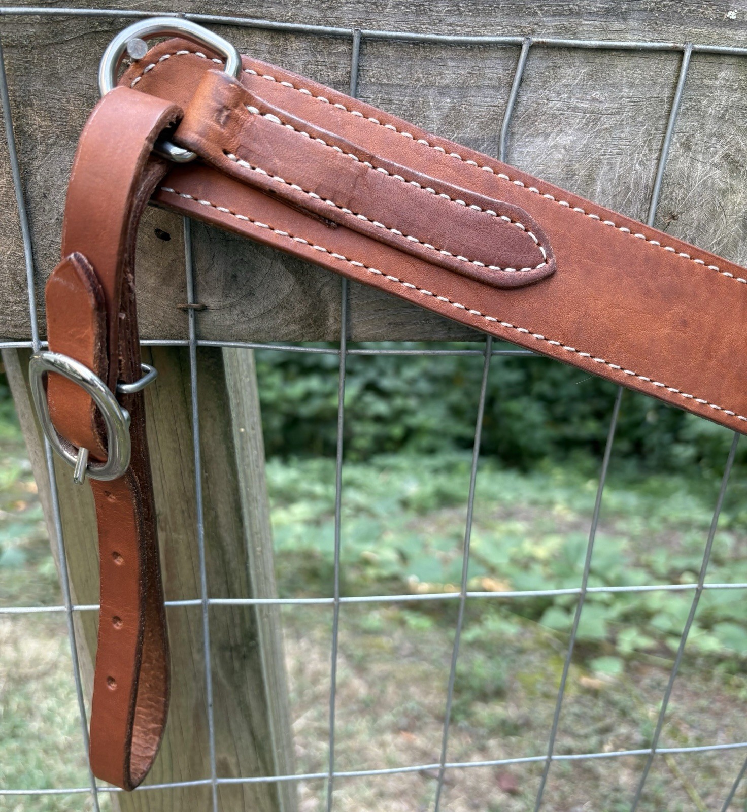Oiled Top Grain Leather Western Breast Collar Horse Size Tack