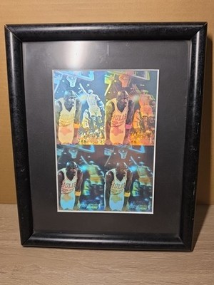 1991 Upper Deck Hologram Michael Jordan Scoring #AW1 UNCUT SHEET 4 Card Sheet