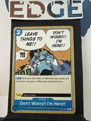 Don't Worry!! I'm Here!! OP14-057 The Azure Sea's Seven Regular