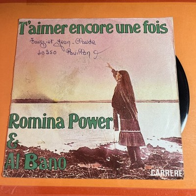 LIEBE DICH WIEDER ALBANO & ROMINA POWER - DISCO VINYL 45 UMDREHUNGEN