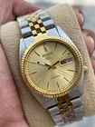 vintage seiko 5 fluted bezel Mens Automatic Watch Day/date 7009-3110