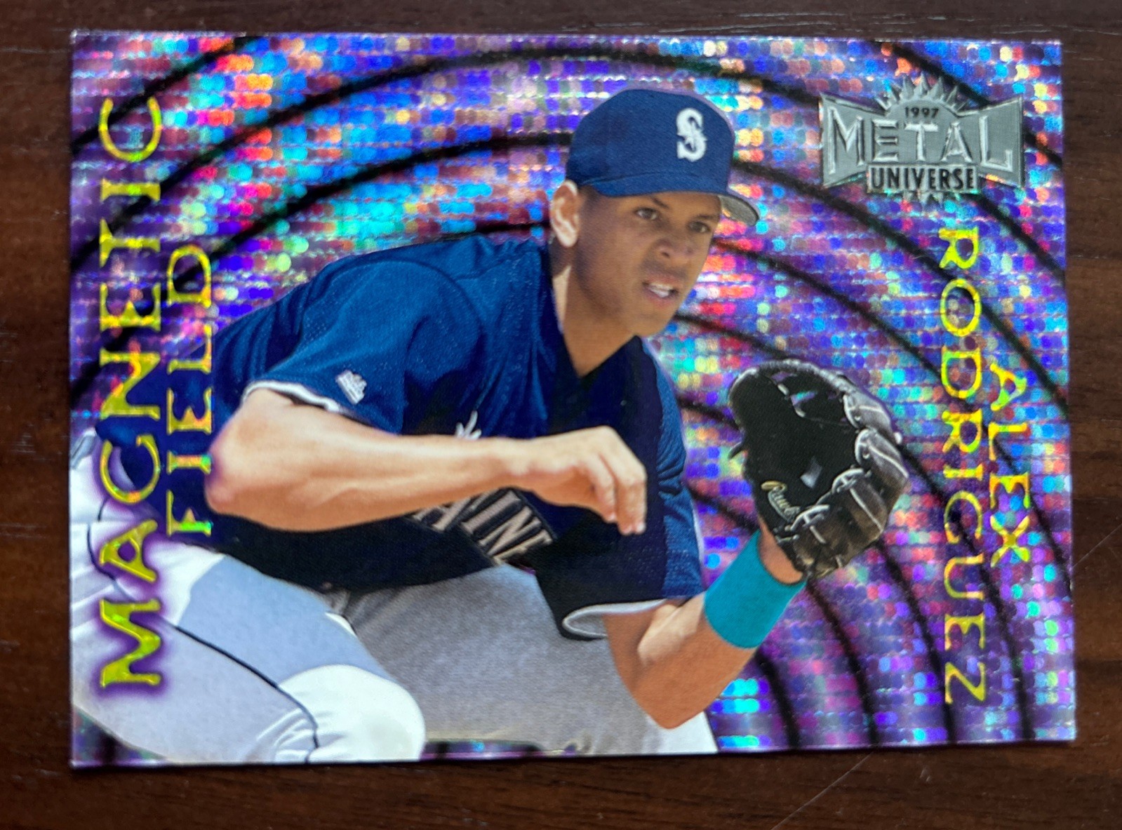 1997 Skybox Metal Universe - Magnetic Field Alex Rodriguez #9