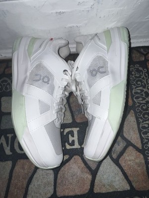 On Cloudnova White Mint Running Shoes Womens Size 7.5 Sneakers
