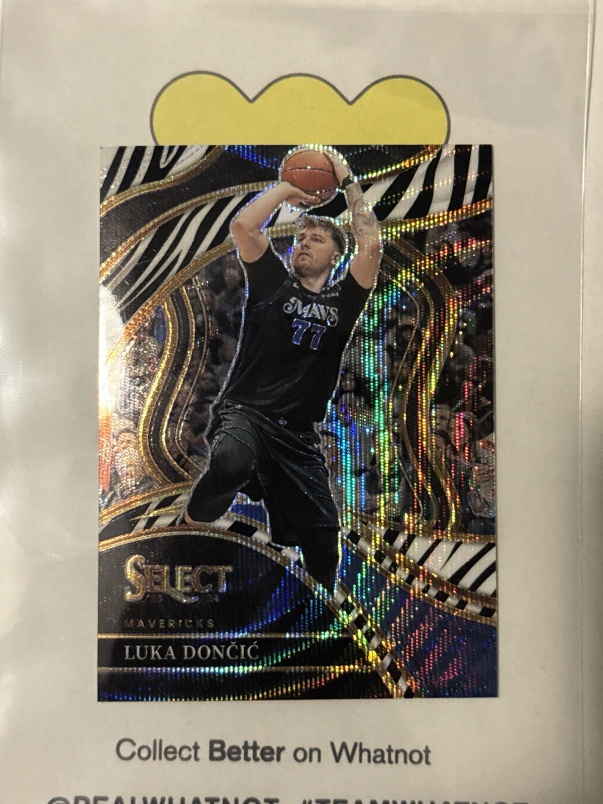 2023 Panini Select Luka Doncic Courtside #251 Zebra Case Hit Mavs Lakers