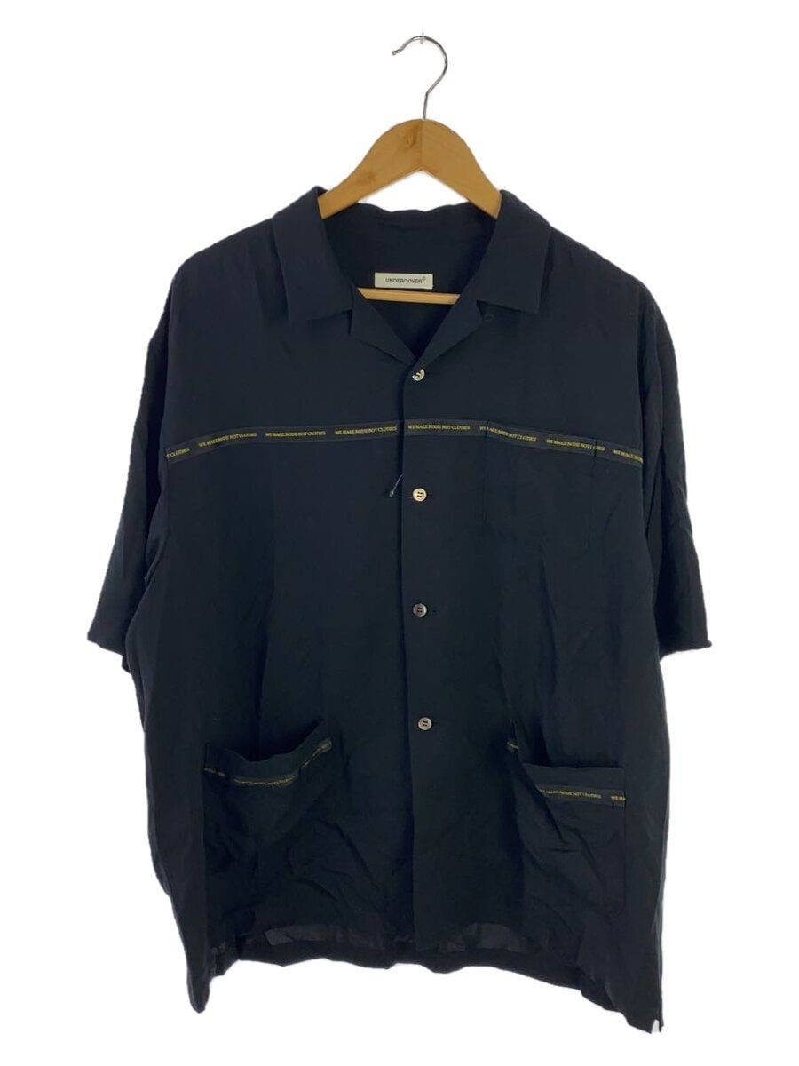 UNDERCOVER CAMICIA SOTTOCOPERTA UP1E4405 4 RAYON MANICA CORTA Nera Usata