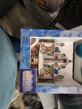 Holiday Memories Fiber Optic Theater 9" Christmas Village