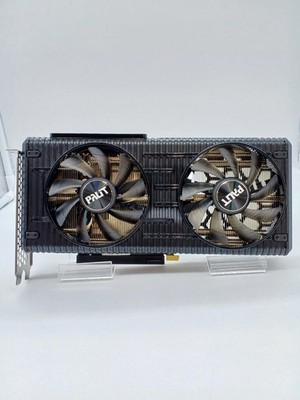 Palit RTX 3060 Ti Dual OC 8GB GDDR6 PCIe 4.0 Graphics Card Used
