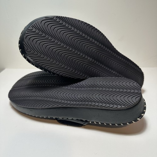 New Robert Zur Women’s Sandals Size 9 Black Leather Luxury Flip-flops Adjustable - Picture 11 of 12