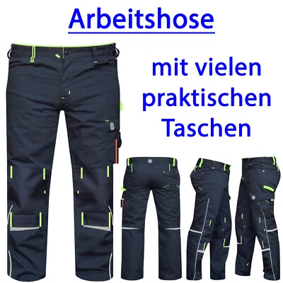 TERRATREND JOB GERMANY workwear Arbeitshose Berufshose Bundhose schwarz Terratrend Schlosser Gr. 44-64=