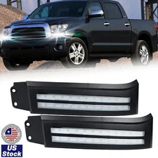 LED Front DRL Turn Signal Lights Fog For Toyota Tundra 2007-2013 Sequoia 2008-17