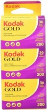 Kodak Gold ISO 200 Color Negative Film Pack of 3  188 0806 